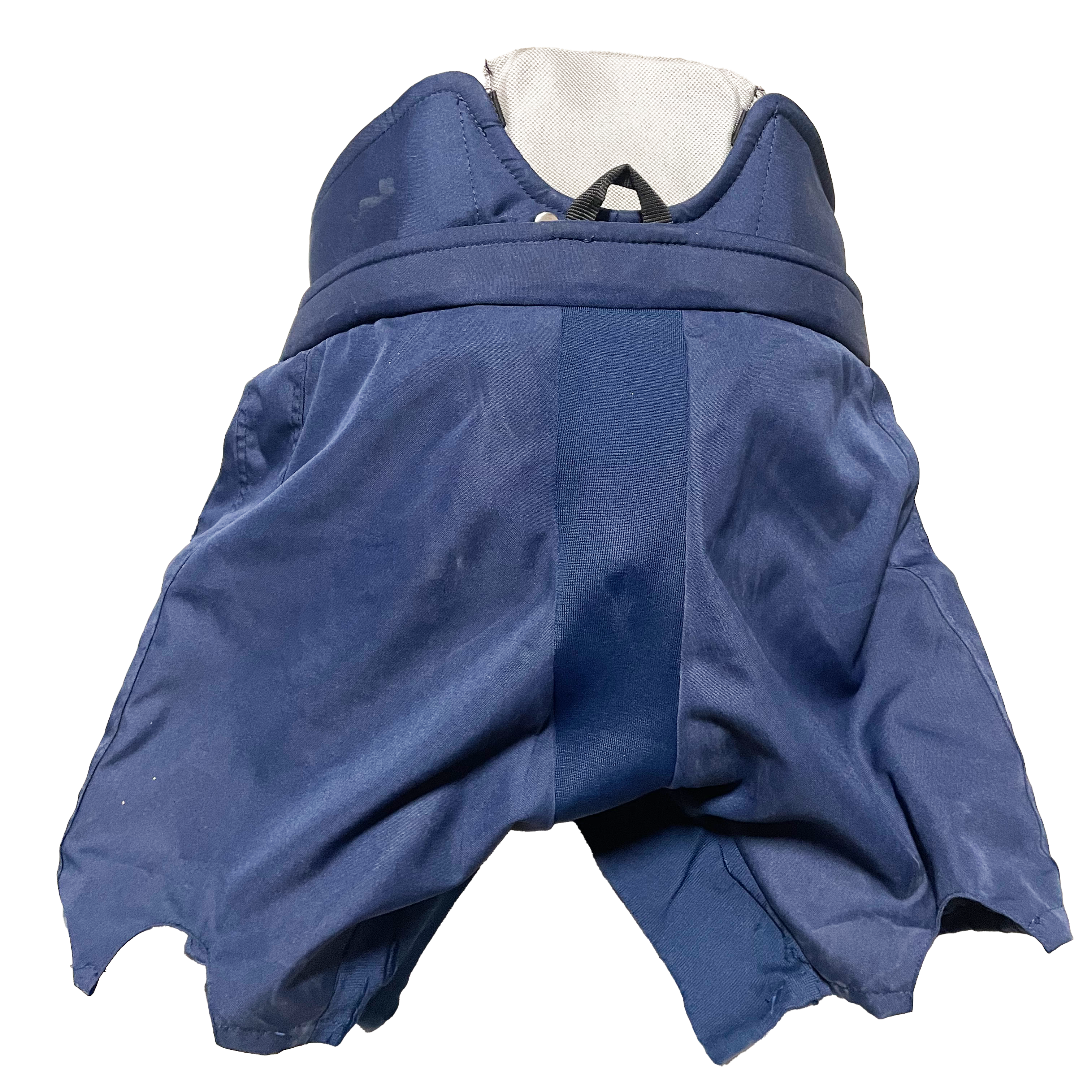 CCM HPG12A - Pantalon de gardien de but de hockey NCAA Pro Stock d'occasion (bleu marine)
